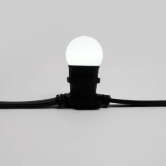 Светодиодная лампа для гирлянды Белт Лайт, E27, G45, белая