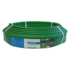 Бордюр пластиковый садовый Кантри MINI зелёный, L 10000 мм, Н 80 мм