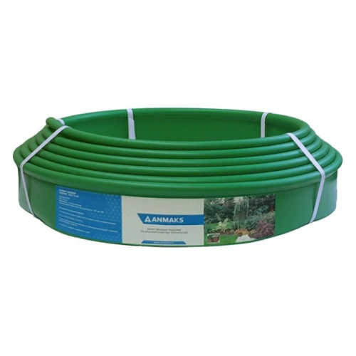 Бордюр пластиковый садовый Кантри MINI зелёный, L 10000 мм, Н 80 мм