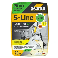 Наливной пол GLIMS S-Line универсальный 20 кг