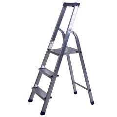 Стремянка алюминиевая с органайзером 3 ступени STAIRS