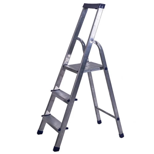 Стремянка алюминиевая с органайзером 3 ступени STAIRS