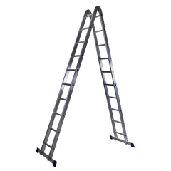 Лестница алюминиевая трансформер 2х10 ступеней STAIRS