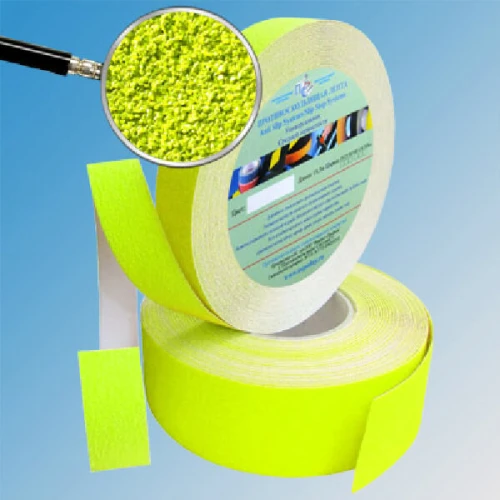 Противоскользящая абразивная лента AntiSlip Systems 60 grit, 50 мм, 18.3 м ярко-зелёный флуоресцентн