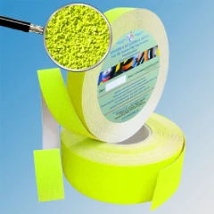 Противоскользящая абразивная лента AntiSlip Systems 60 grit, 25 мм, 18.3 м ярко-зелёный флуоресцентн
