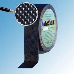 Противоскользящая тактильная лента Antislip Systems 200 мм, 10 м чёрная