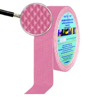Противоскользящая тактильная ромбовидная лента Antislip Systems 50 мм, 10 м розовая