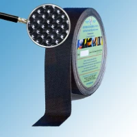 Противоскользящая тактильная лента Antislip Systems 25 мм, 10 м чёрная