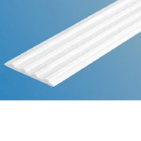 Противоскользящая тактильная направляющая самоклеящаяся полоса 20 мм белый