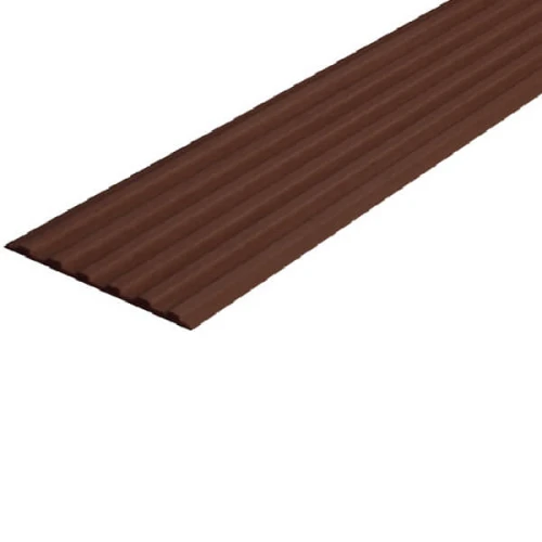 Противоскользящая тактильная направляющая самоклеящаяся полоса 50 мм темно-коричневый