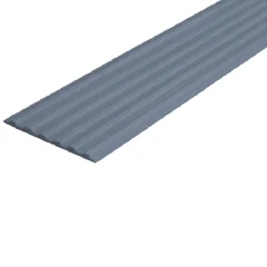 Противоскользящая тактильная направляющая самоклеящаяся полоса 50 мм серый