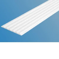 Противоскользящая тактильная направляющая самоклеящаяся полоса 50 мм белый