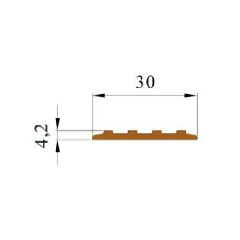 Противоскользящая тактильная направляющая полоса 