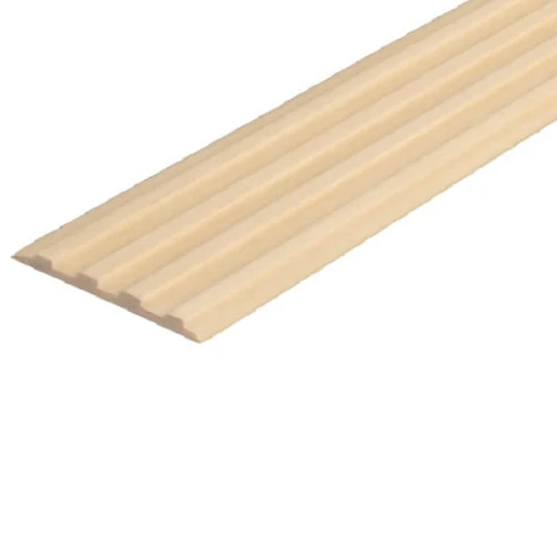 Противоскользящая тактильная направляющая самоклеящаяся полоса 20 мм бежевый