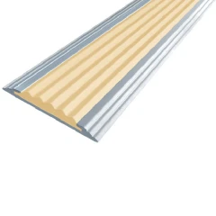 Противоскользящая алюминиевая самоклеящаяся полоса Стандарт 40 мм 2,7 м голубой