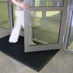 Грязезащитный резиновый коврик СКИТ с кантом 1200х800х12 мм