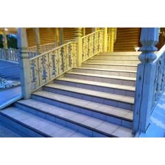 Закладной противоскользящий профиль Уверенный Шаг (УШ-50) 1,2 м синий