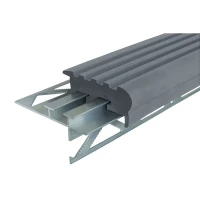 Закладной противоскользящий профиль Уверенный Шаг (УШ-50) 1,2 м серый