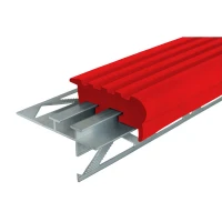 Закладной противоскользящий профиль Уверенный Шаг (УШ-50) 1,2 м красный