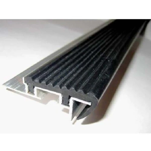 Закладной противоскользящий алюминиевый профиль SafeStep 1,2 м 43 мм/24 мм синий