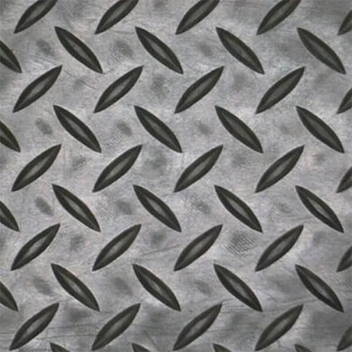 Рулонное резиновое покрытие 3-3,5 мм, 1,5х5 м, Ёлочка, чёрный