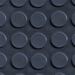 Рулонное резиновое покрытие 3-3,5 мм, 1,5х5 м, Пяточок, чёрный