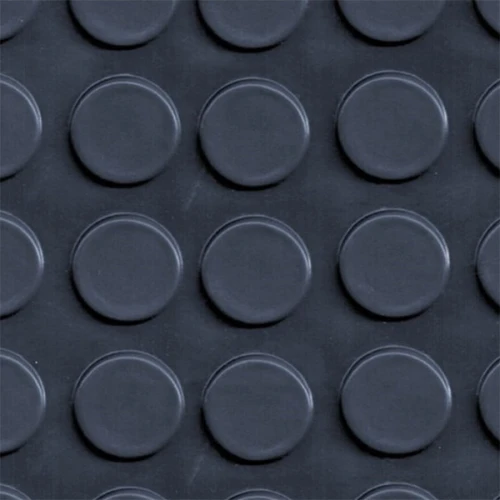 Рулонное резиновое покрытие 3-3,5 мм, 1,5х5 м, Пяточок, чёрный