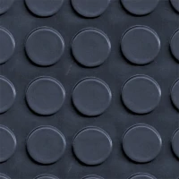 Рулонное резиновое покрытие 3-3,5 мм, 1,2х5 м, Пяточок, чёрный