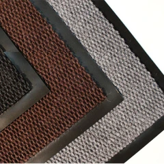 Грязезащитный ворсовый коврик Флап 1200х800 мм черный