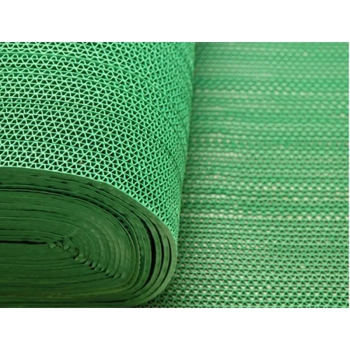 Грязезащитное рулонное ПВХ покрытие Зигзаг 15000х1200х5 мм зеленый