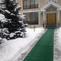 Грязезащитное рулонное ПВХ покрытие Зигзаг 15000х1200х5 мм зеленый