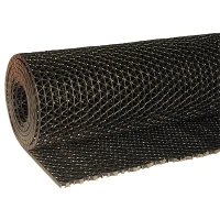 Грязезащитное рулонное ПВХ покрытие Зигзаг 15000х1200х5 мм черный