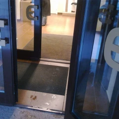 Грязезащитное рулонное ПВХ покрытие Зигзаг 12000х1200х8 мм черный