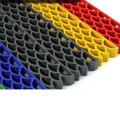 Грязезащитные модульные напольные покрытия Барьер 19 395x50x19,4 желтый