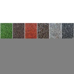 Грязезащитный ворсовый коврик Цикада 13 мм серый