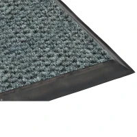 Грязезащитный ворсовый коврик Райс 9,2 мм серый