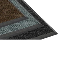 Грязезащитный ворсовый коврик Райс 9,2 мм красный