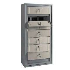 Почтовый ящик антивандальный в подъезд ПЯ-7АВ 7-ми секционный