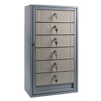 Почтовый ящик антивандальный в подъезд ПЯ-6АВ 6-ти секционный