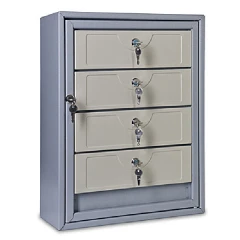 Почтовый ящик антивандальный в подъезд ПЯ-4АВ 4-х секционный