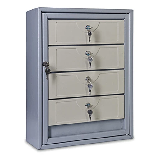 Почтовый ящик антивандальный в подъезд ПЯ-4АВ 4-х секционный