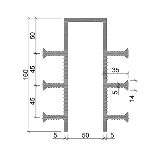 Гидрошпонка Аквастоп ПВХ ДЗ-160/50-6/35