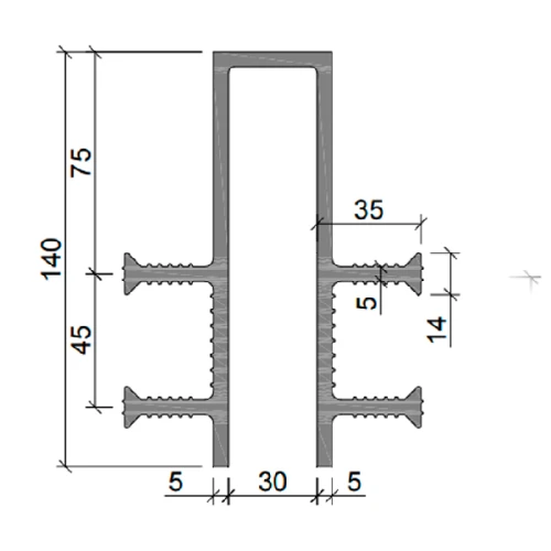 Гидрошпонка Аквастоп ПВХ ДЗ-140/30-4/35