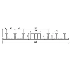 Гидрошпонка Аквастоп ПВХ ДО-320/50-6/30