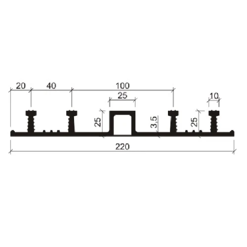 Гидрошпонка Аквастоп EPDM ДО-220/25-4/25