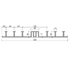 Гидрошпонка Аквастоп ПВХ ДО-320/40-6/30