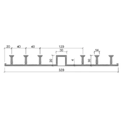 Гидрошпонка Аквастоп ПВХ ДО-320/30-6/30