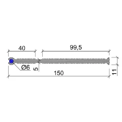 Гидрошпонка Аквастоп ПВХ ХВН-150 (1хD6)