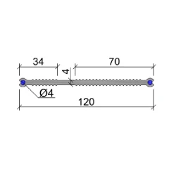 Гидрошпонка Аквастоп ПВХ ХВН-120 (2хD4)