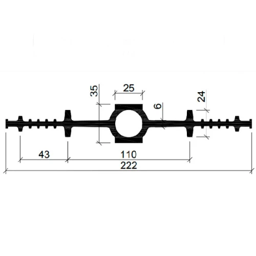 Гидрошпонка Аквастоп EPDM ДВ-220/25